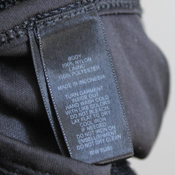 Express Women's Black Sequin Stretch Pull-On Mini Skirt Size Medium - Picture 5 of 6